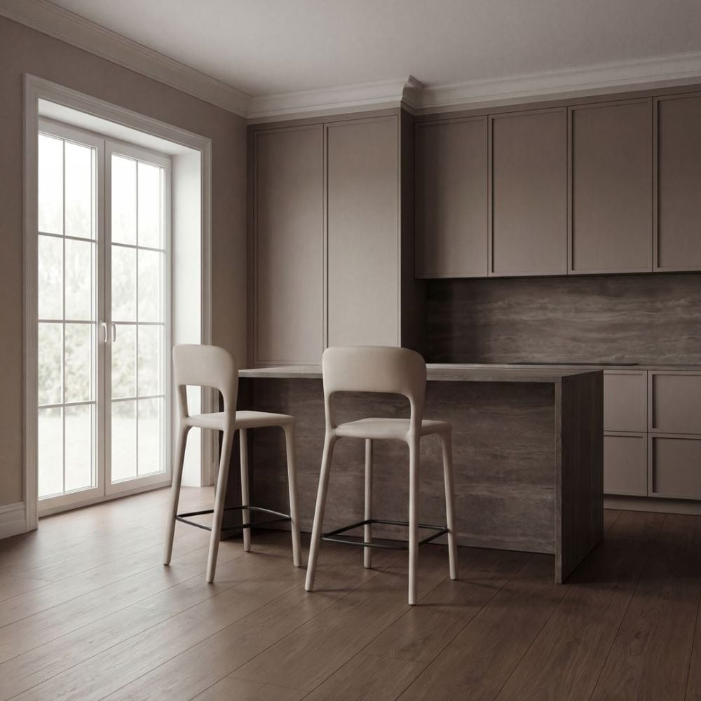 Vetra Barstool - Light Grey