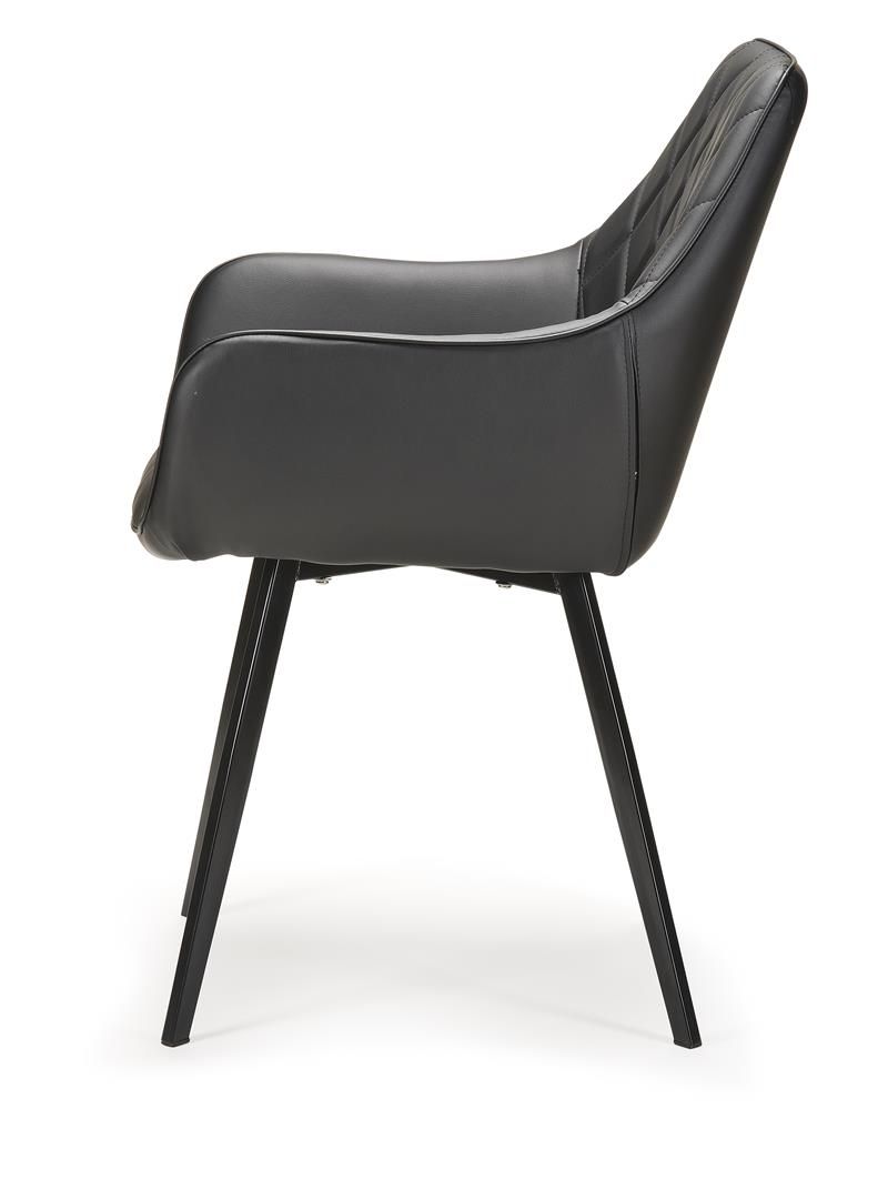 Vincent Dining Chair - Black Leatherette