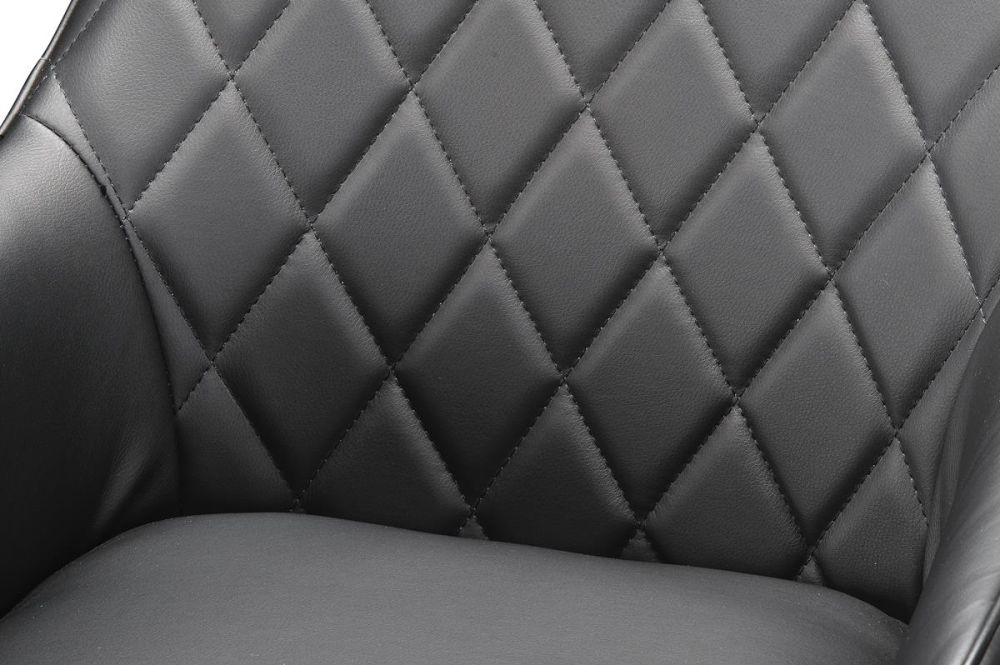 Vincent Dining Chair - Black Leatherette