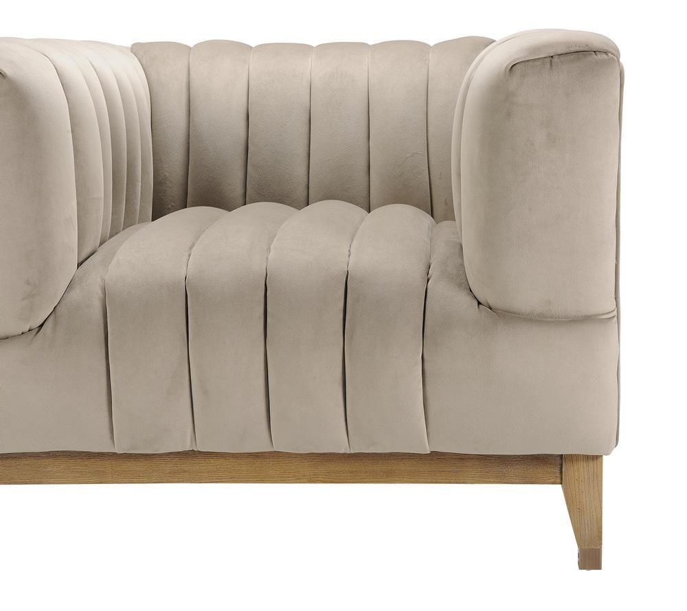 Westin Armchair - Beige Velvet