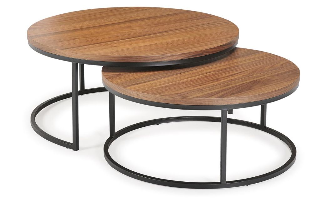 Zara Nest Of Tables - Walnut