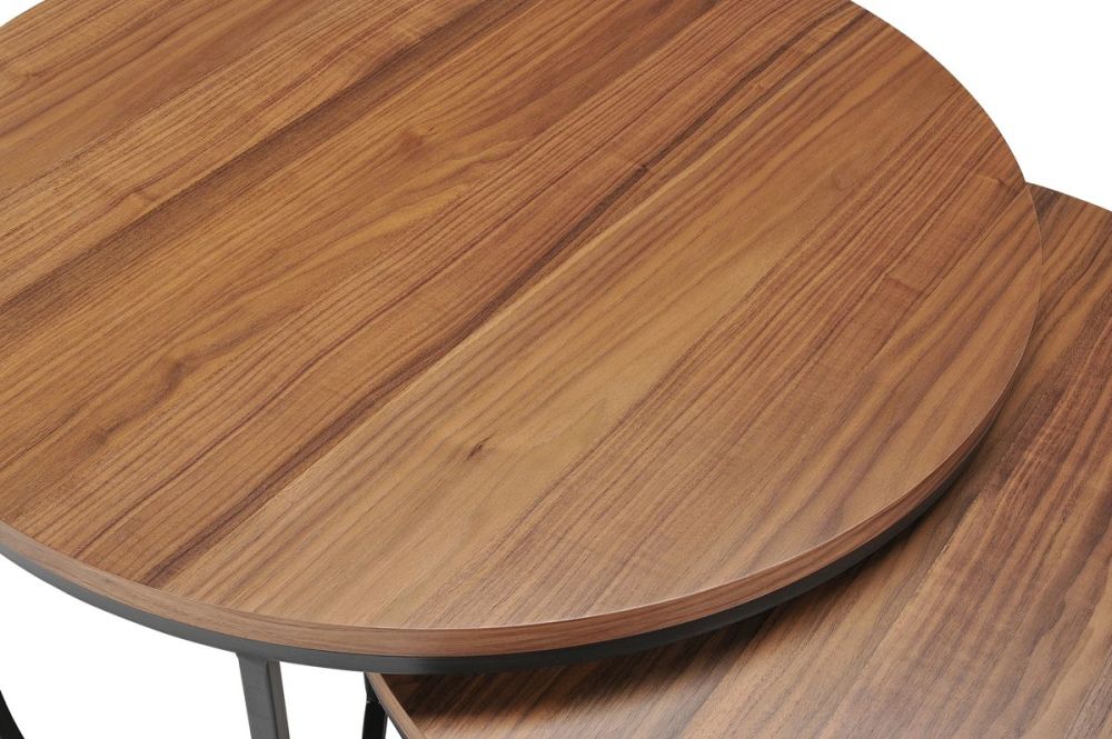 Zara Nest Of Tables - Walnut
