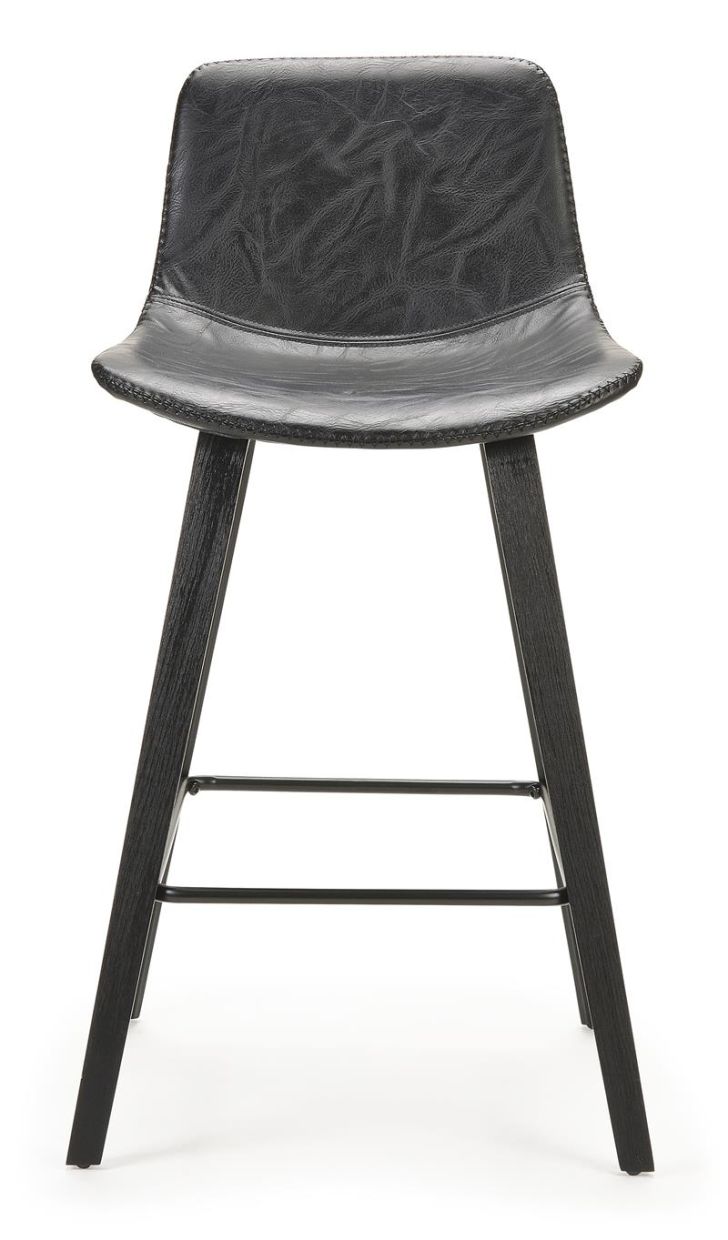 Ziggy Bar Stool - Black PU