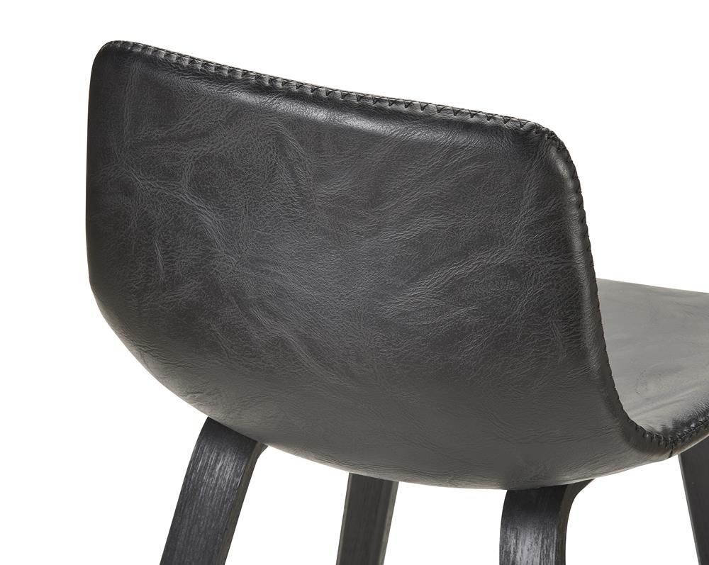 Ziggy Bar Stool - Black PU