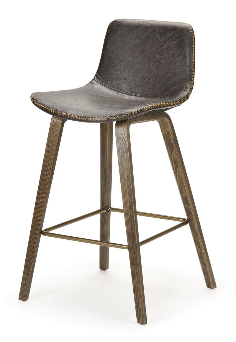 Ziggy Bar Stool - Brown PU