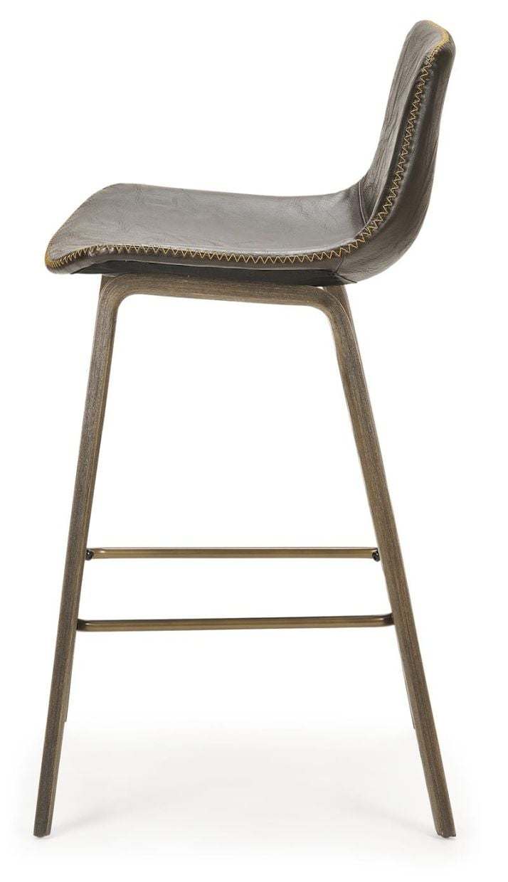 Ziggy Bar Stool - Brown PU